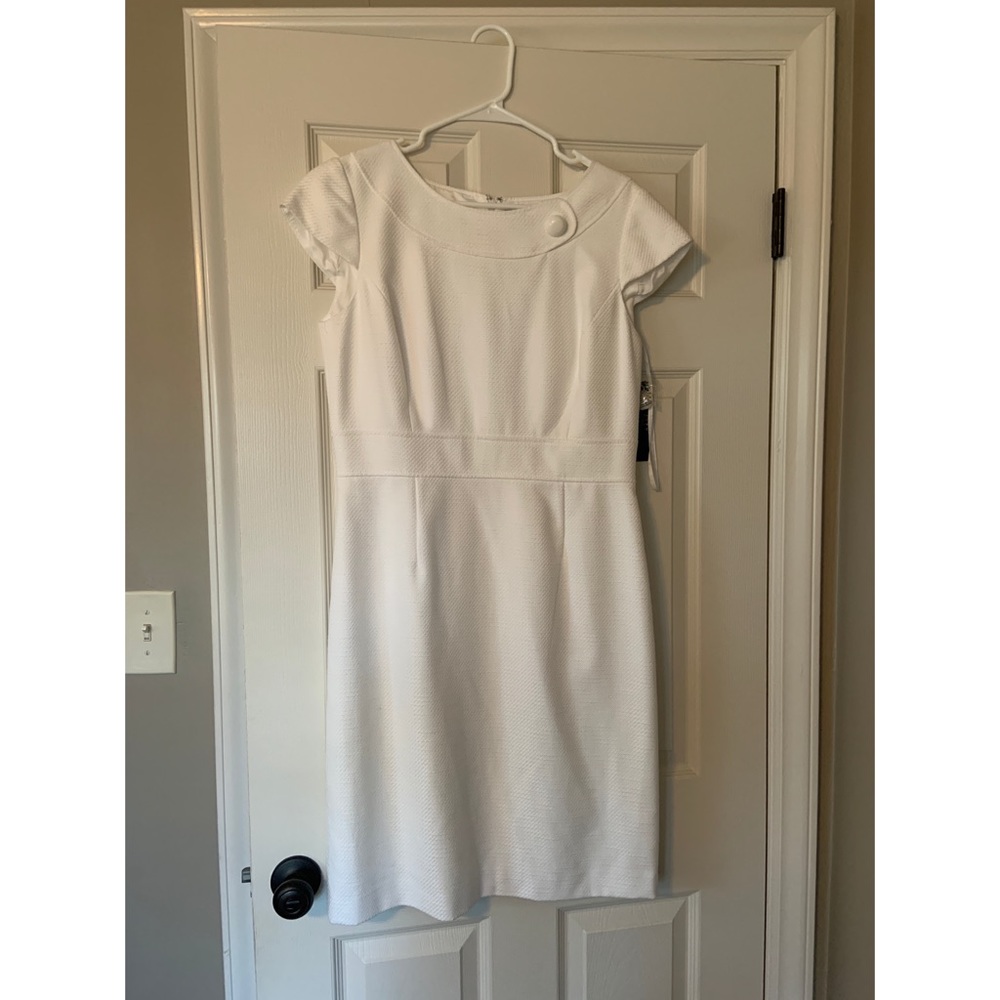 NWT Alex Marie White Dress size 10